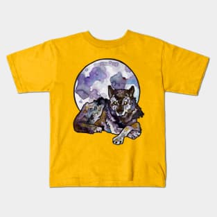 Wolf Moon Kids T-Shirt